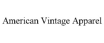 AMERICAN VINTAGE APPAREL