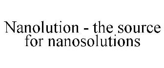 NANOLUTION - THE SOURCE FOR NANOSOLUTIONS
