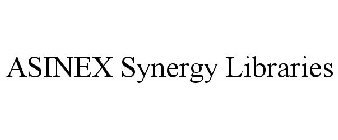 ASINEX SYNERGY LIBRARIES