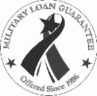 MILITARY LOAN GUARANTEE OFFERED SINCE 1986