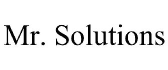 MR. SOLUTIONS