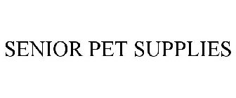 SENIOR PET SUPPLIES