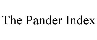THE PANDER INDEX