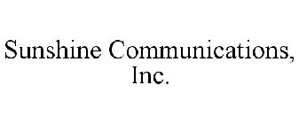 SUNSHINE COMMUNICATIONS, INC.