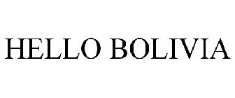 HELLO BOLIVIA