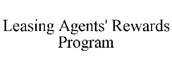 LEASING AGENTS' REWARDS PROGRAM