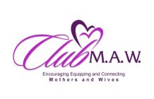 CLUB M.A.W. ENCOURAGING EQUIPPING AND CONNECTING MOTHERS AND WIVES