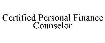 CERTIFIED PERSONAL FINANCE COUNSELOR