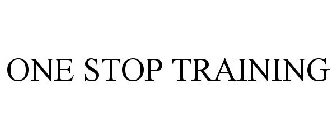 ONE STOP TRAINING