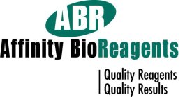 ABR AFFINITY BIOREAGENTS QUALITY REAGENTS QUALITY RESULTS