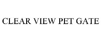 CLEAR VIEW PET GATE