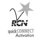 RCN QUICK CONNECT ACTIVATION