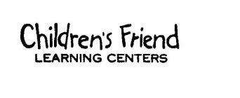 CHILDREN'S FRIEND LEARNING CENTERS