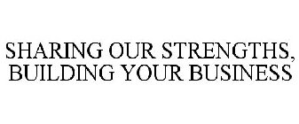 SHARING OUR STRENGTHS, BUILDING YOUR BUSINESS
