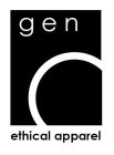 GEN O ETHICAL APPAREL