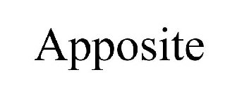 APPOSITE