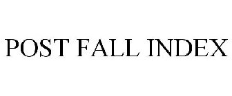 POST FALL INDEX