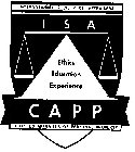 INTENATIONAL SOCIETY OF APPRAISERS ETHICS EDUCATION EXPERIENCE CERTIFIED APPRAISER OF PERSONAL PROPERTY ISA CAPP