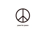PAWS FOR PEACE