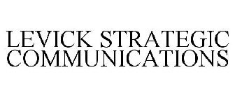 LEVICK STRATEGIC COMMUNICATIONS