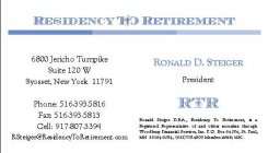 RESIDENCY TO RETIREMENT