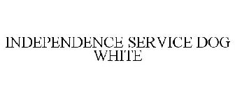 INDEPENDENCE SERVICE DOG WHITE