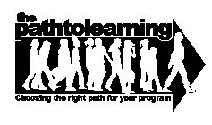 THE PATHTOLEARNING CHOOSING THE RIGHT PATH FOR YOUR PROGRAM