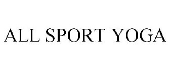 ALL SPORT YOGA