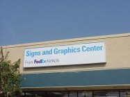 SIGNS AND GRAPHICS CENTER FROM FEDEX KINKO'S