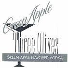 GREEN APPLE THREE OLIVES GREEN APPLE FLAVORED VODKA