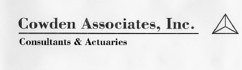 COWDEN ASSOCIATES, INC. CONSULTANTS & ACTUARIES