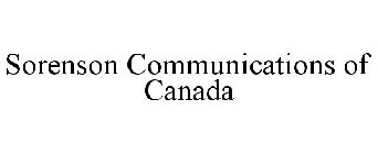 SORENSON COMMUNICATIONS OF CANADA