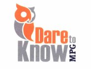 DARE TO KNOW MPG