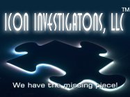 ICON INVESTIGATIONS, LLC WE HAVE THE MISSING PIECE!
