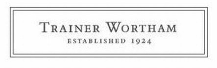 TRAINER WORTHAM ESTABLISHED 1924