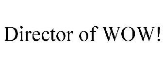 DIRECTOR OF WOW!