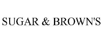 SUGAR & BROWN'S