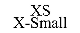 XS X-SMALL