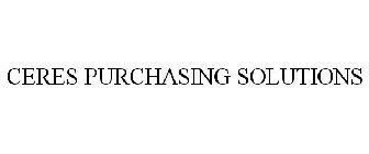 CERES PURCHASING SOLUTIONS