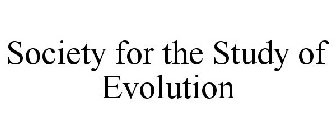 SOCIETY FOR THE STUDY OF EVOLUTION