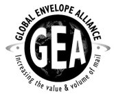 GEA · GLOBAL ENVELOPE ALLIANCE · INCREASING THE VALUE & VOLUME OF MAIL