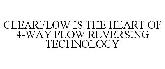 CLEARFLOW IS THE HEART OF 4-WAY FLOW REVERSING TECHNOLOGY