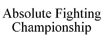ABSOLUTE FIGHTING CHAMPIONSHIP