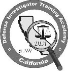 DEFENSE INVESTIGATOR TRAINING ACADEMY DIA EST. 1999