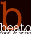 B BEATO FOOD & WINE
