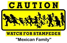 CAUTION WATCH FOR STAMPEDES 