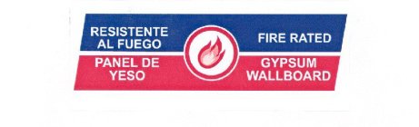 RESISTENTE AL FUEGO PANEL DE YESO FIRE RATED GYPSUM WALLBOARD