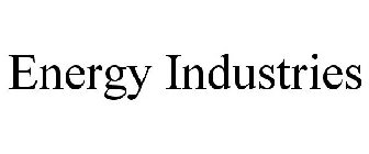 ENERGY INDUSTRIES