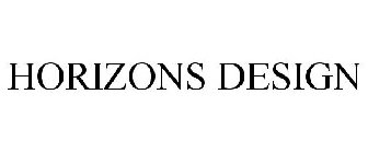 HORIZONS DESIGN