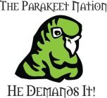 THE PARAKEET NATION HE DEMANDS IT!